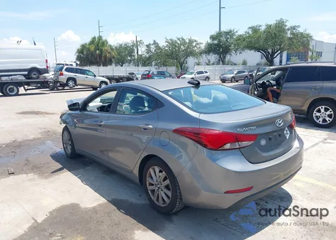 2016 Hyundai Elantra Se from USA, damaged, VIN KMHDH4AE6GU634553